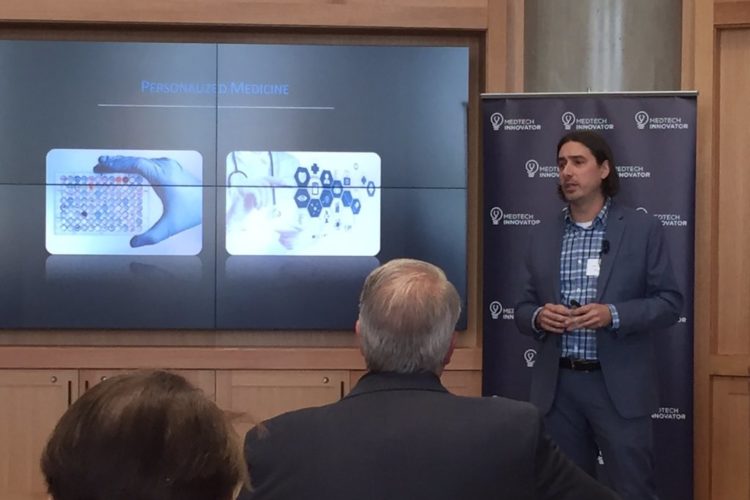 Eric Hoffman Pitching at MedTech Innovator Denver 2017